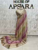 Brown Bombay Crepe Silk Saree 47