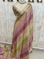 Brown Bombay Crepe Silk Saree 47