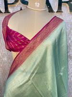 Pista Green Tussur Saree 36