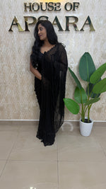 Black Katdana Work Designer Saree 90