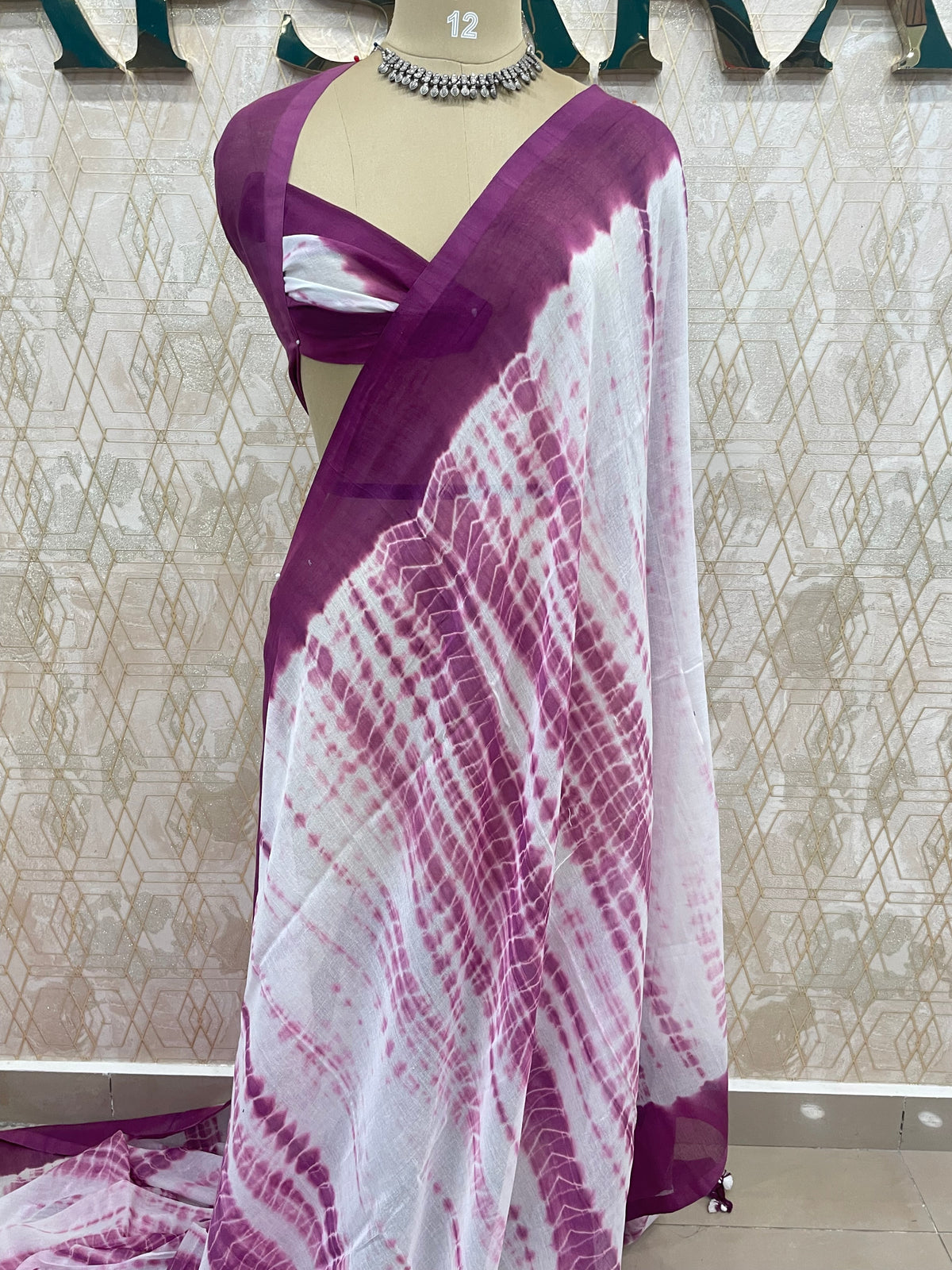 Pink Soft Cotton Handloom Saree 50