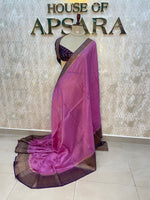 Pink Tussur Saree 36
