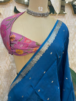 Royal Blue Semi Silk Saree 105