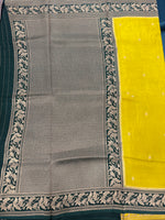 Yellow Semi Silk Saree 25