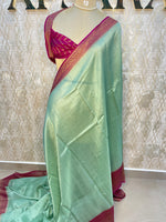 Pista Green Tussur Saree 36