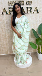Pista Green Pure Cotton Saree 304