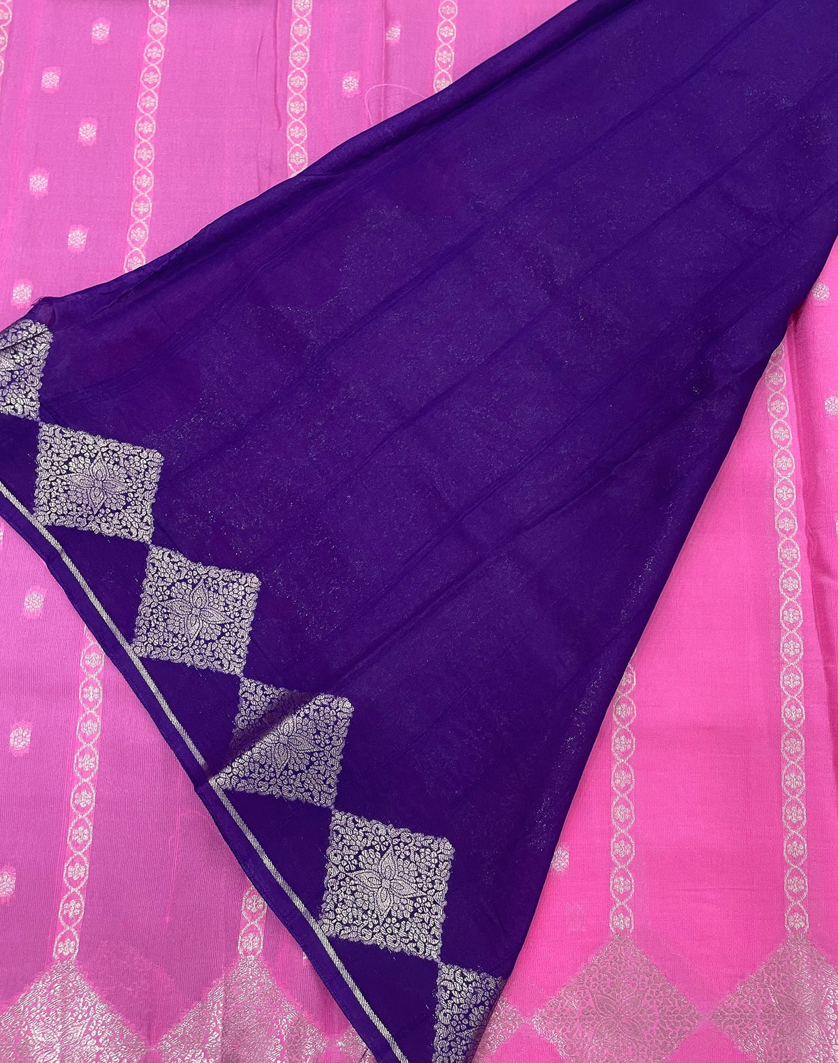 Pink Tussur Saree 36