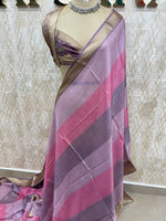 Purple Bombay Crepe Silk Saree 47