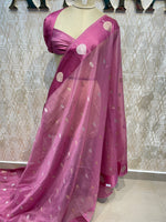 Pink Cotton Kota Checks Saree 66