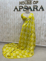 Yellow Assam Silk Saree 23