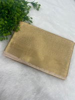 Gold Pure Tissue Brocade Saree 11