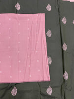 Bottle Green n Cream Semi Silk Saree 42