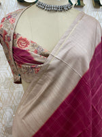 Pink Raw Silk Saree 51