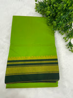 Green Cotton Silk Ilkal Saree 10
