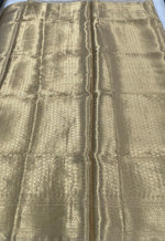 Gold Pure Tissue Brocade Saree 11