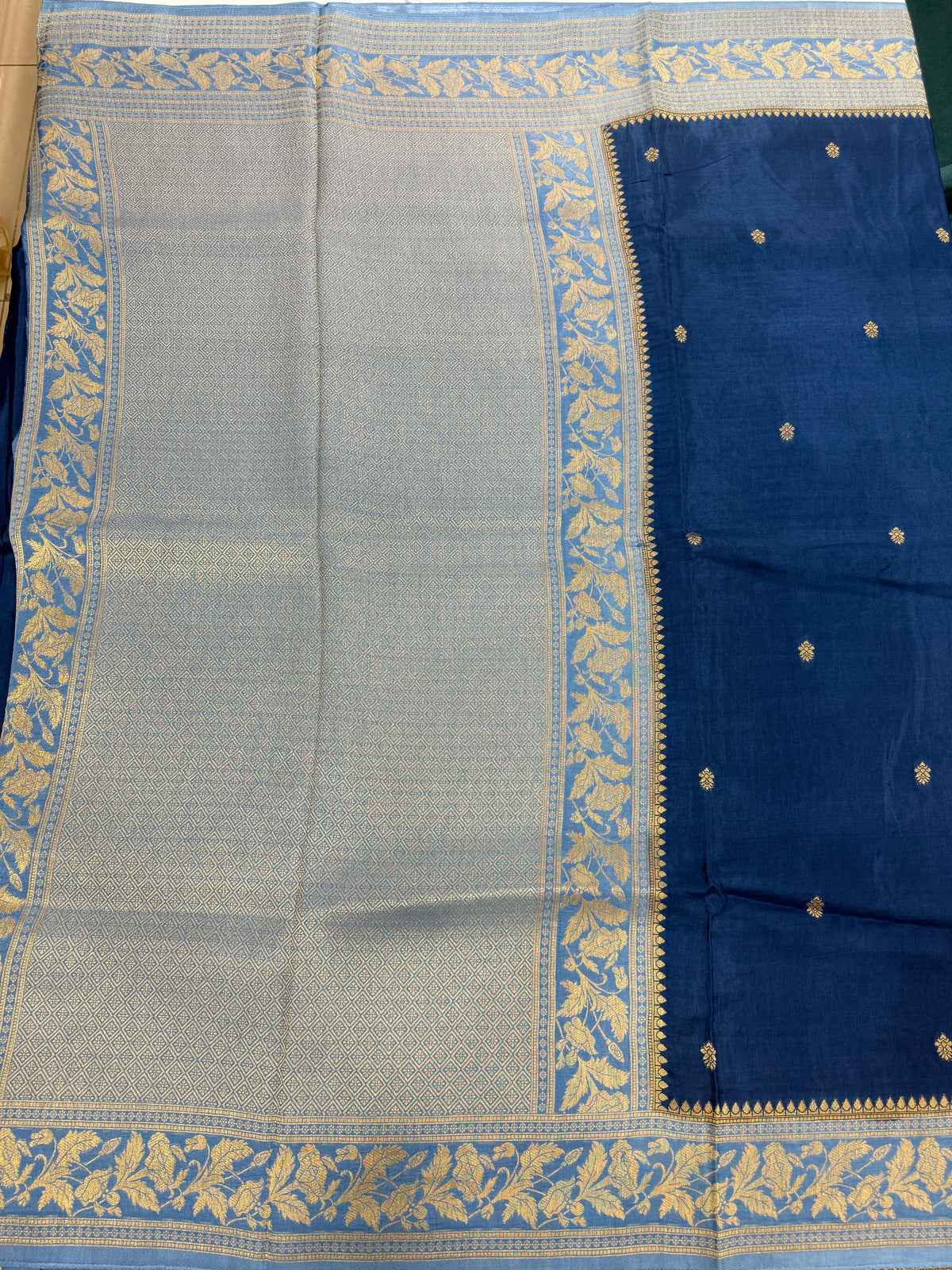 Royal Blue Semi Silk Saree 25