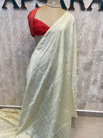 Cream Semi Silk Saree 42