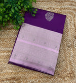 Purple n Pink Semi Silk Saree 42