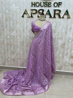Pink Georgette Saree 26