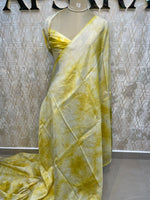 Yellow Banarasi Soft Crush Tissue Saree 68