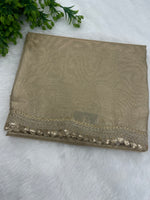 Gold Designer Tissue Saree 09