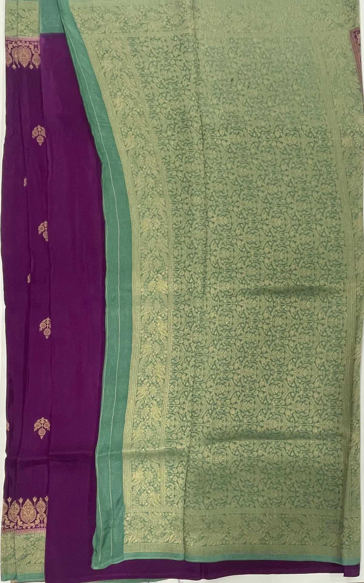 Purple Semi Silk Saree 25