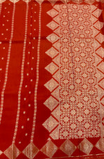 Orange Tussur Saree 36