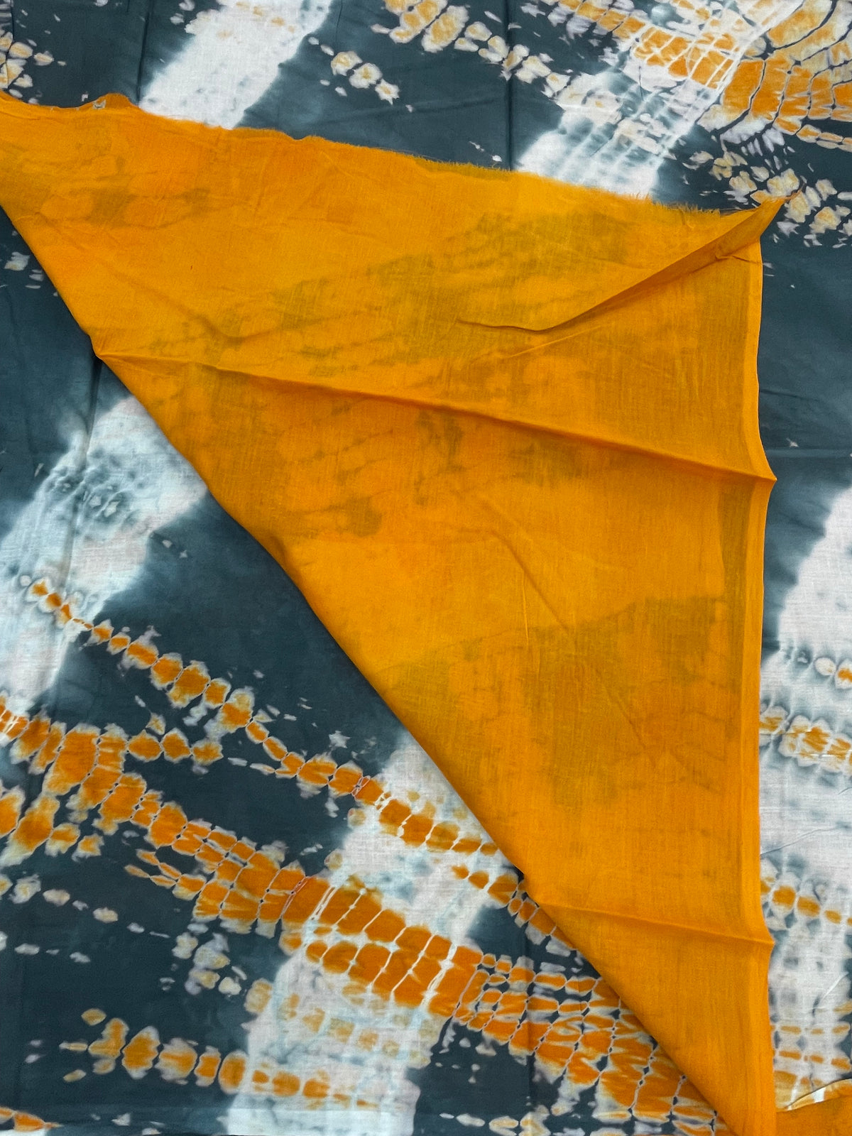 Grey n Yellow Pure Cotton Handblom Saree