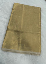 Gold Pure Tissue Brocade Saree 11
