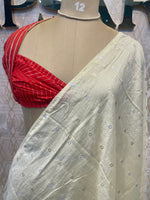 Cream Semi Silk Saree 42