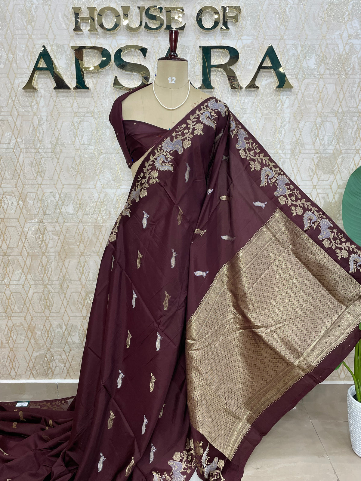 Brown Kota Doriya Saree 311