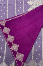 Lilac Tussur Saree 36