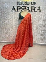Orange Semi Silk Saree 42
