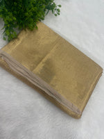 Gold Pure Tissue Brocade Saree 11