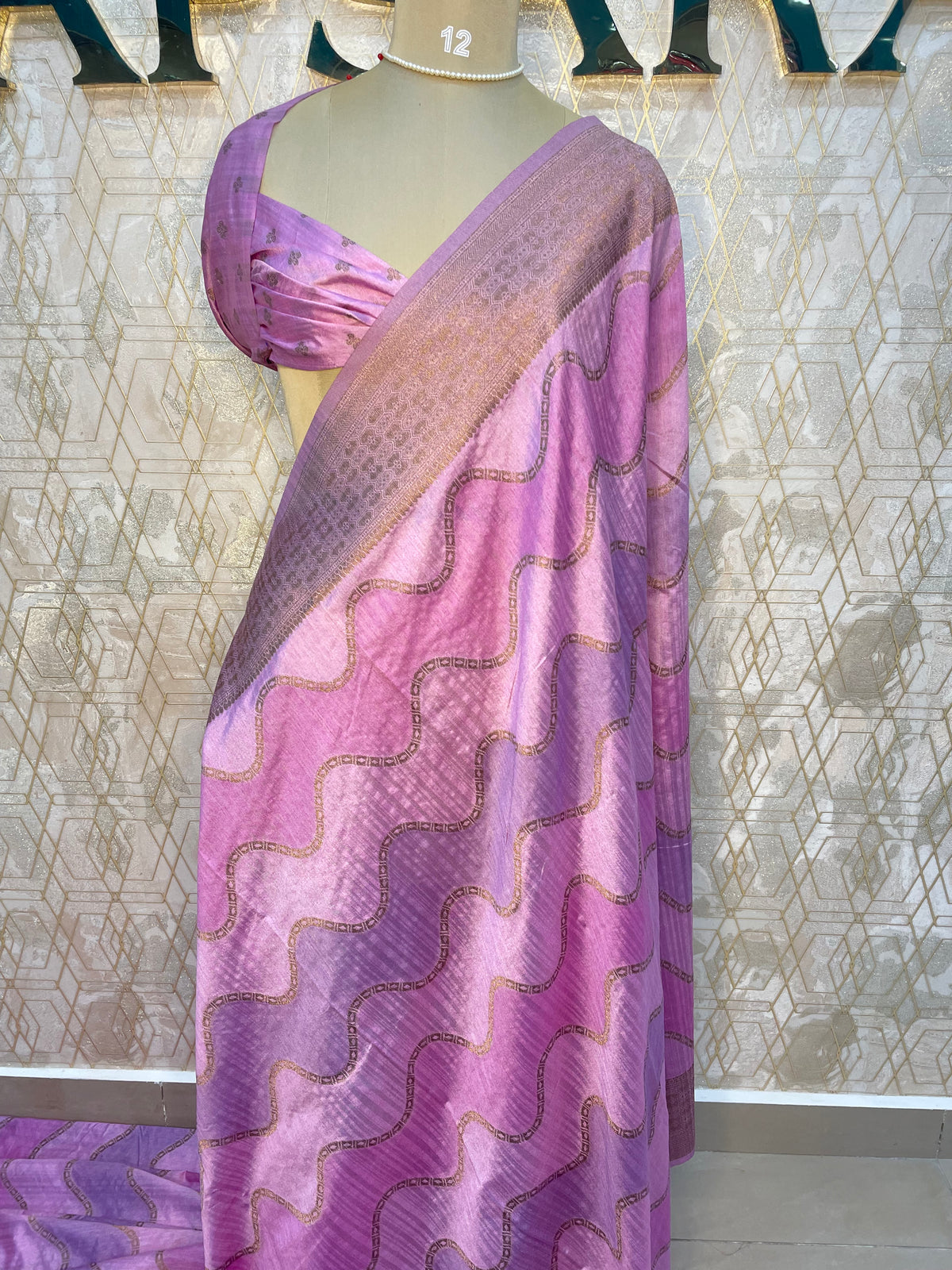 Pink Georgette Saree 26