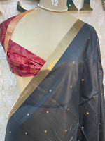 Black Soft Tissue Saree 82