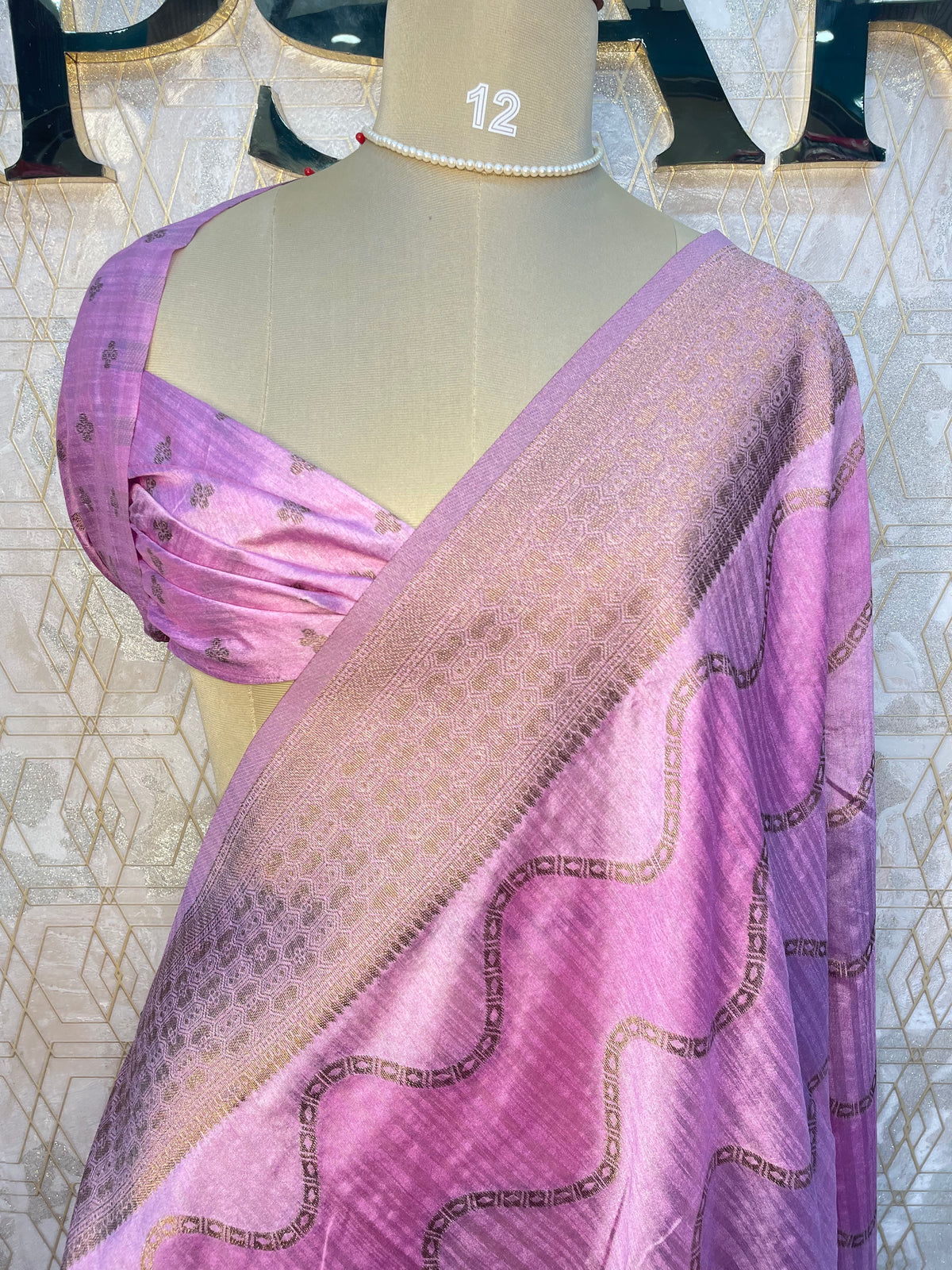 Pink Georgette Saree 26