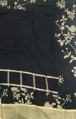 Black Assam Silk Saree 23