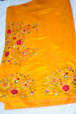 Mustard Yellow Matka Tussar