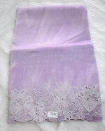 Liac Embrodiary tissue Saree