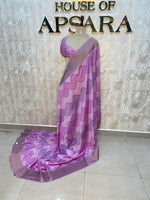 Pink Georgette Saree 26