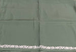 Sea Green Soft Tussur Embroidery Saree 21