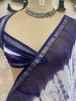 Blue Soft Cotton Handloom Saree 50