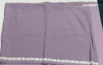 Lilac Soft Tussur Embroidery Saree 21