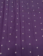 Mustard Yellow n Purple Semi Silk Saree 42