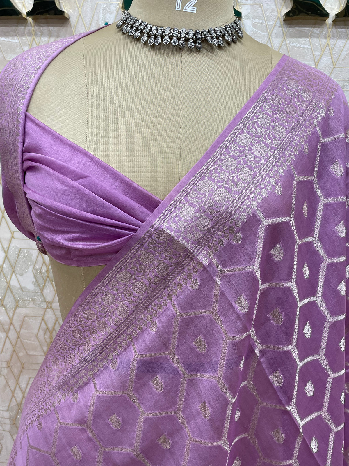 Pink Georgette Saree 26