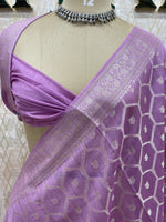 Pink Georgette Saree 26