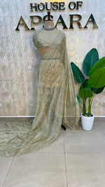 Beige Soft Tissue Designer Work