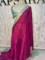 Wine Tussur Saree 36