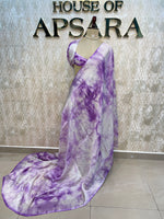 Purple Banarasi Soft Crush Tissue Saree 68